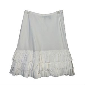 INC Skirt Ruffle 100% Cotton